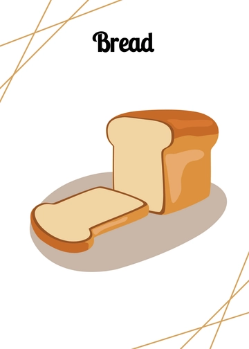 Free Food Flashcard Template to Edit Online