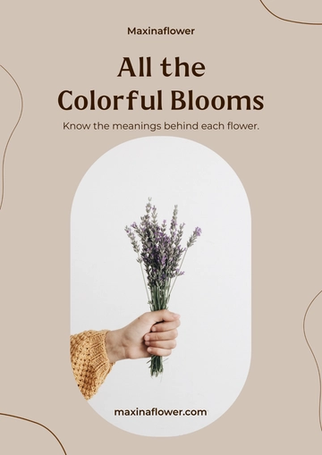 Free Floral Magnet Template to Edit Online