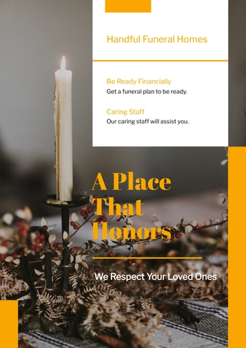 Free Funeral Booklet Template to Edit Online