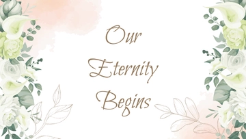 Free Elegant Wedding Wallpaper Template to Edit Online