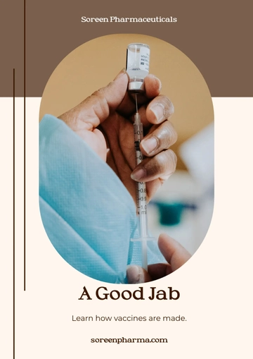 Free Vaccine Magnet Template to Edit Online