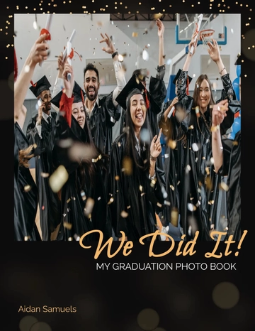 Free Modern Graduation Photo Book Template to Edit Online
