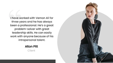 Free Colleague Testimonial Template to Edit Online