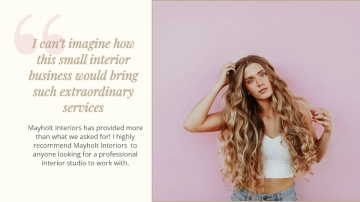 Free Interior Studio Testimonial Template to Edit Online