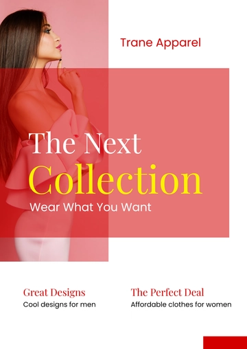 Free Fashion Booklet Template to Edit Online