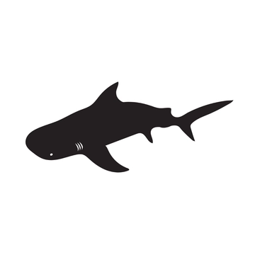 Free Shark Shape Clipart Template to Edit Online