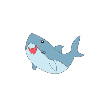 Free Small Shark Clipart Template to Edit Online