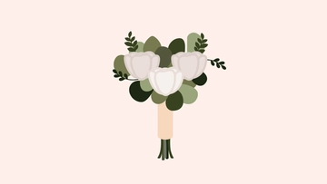 Free Wedding Flower Background Template to Edit Online