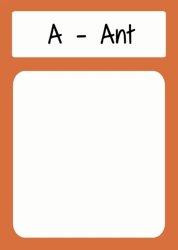 Free Toddler Flashcards Template to Edit Online