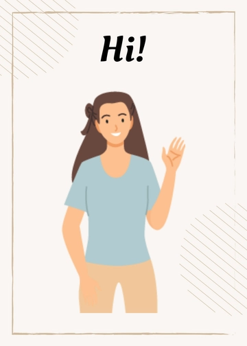 Free Greetings Flashcards Template to Edit Online