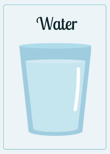 Free Drinks Flashcards Template to Edit Online