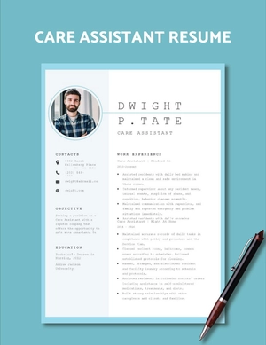 Care Assistant Resume