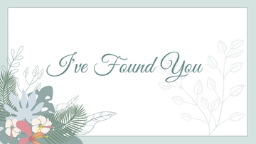 Free Wedding Leaves Wallpaper Template to Edit Online