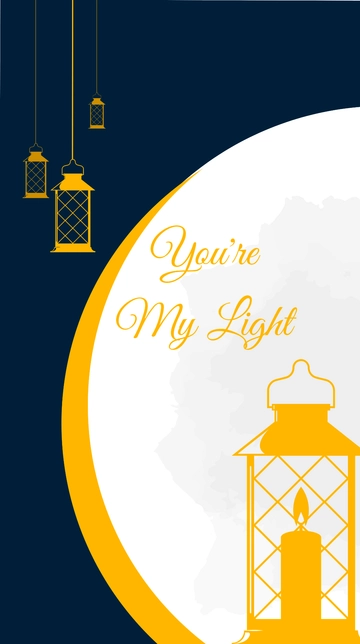 Free Wedding Lamp Mobile Wallpaper Template to Edit Online