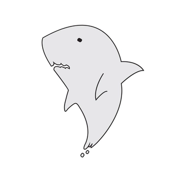 Free Ghost Shark Vector Template to Edit Online