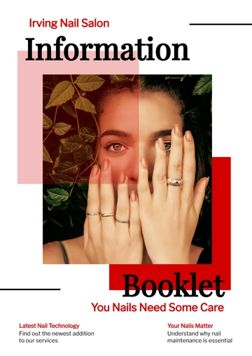 Free Information Booklet Template to Edit Online