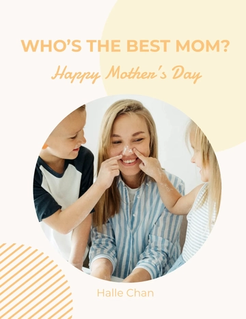 Free Mother's Day Photo Book Template to Edit Online