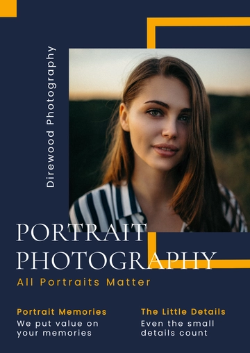 Free Photography Booklet Template to Edit Online