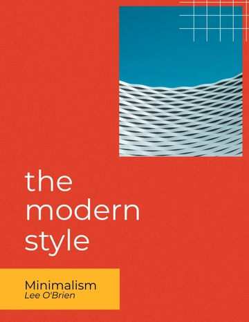 Free Minimalist Architecture Photo Book Template to Edit Online