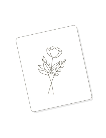Free Wedding Card Coloring Page Template to Edit Online