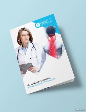 Chiropractic Bi-Fold Brochure Template