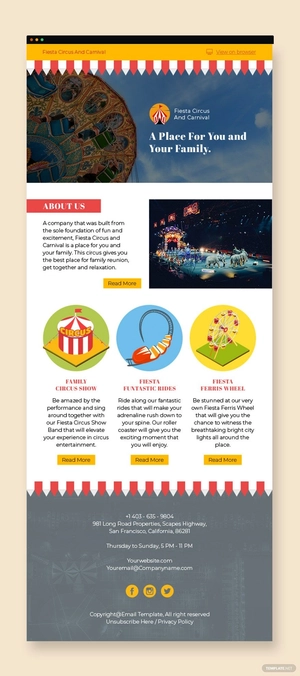 Family Newsletter Template