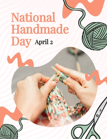 Free National Handmade Day Flyer Template to Edit Online