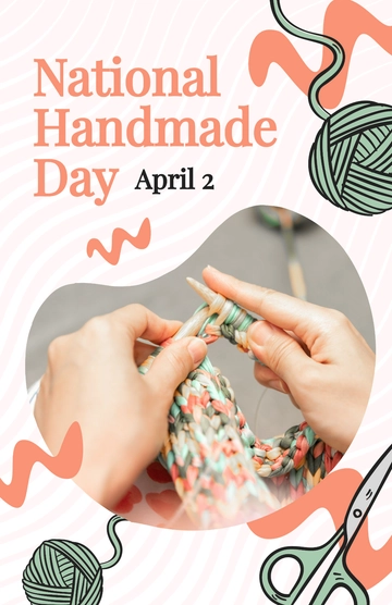 Free National Handmade Day Poster Template to Edit Online