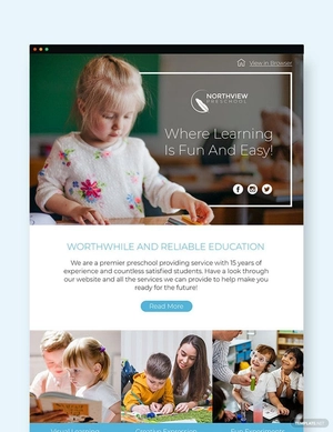 Preschool Newsletter Template Preschool Newsletter Template