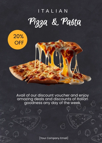Free Italian Restaurant Table Tent Template to Edit Online
