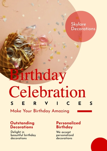 Free Birthday Booklet Template to Edit Online