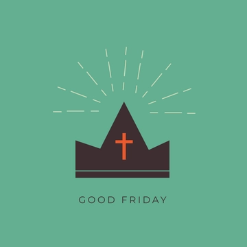 Free Good Friday Crown Clipart Template to Edit Online