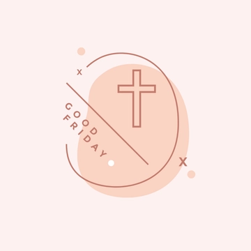 Free Good Friday Symbol Clipart Template to Edit Online