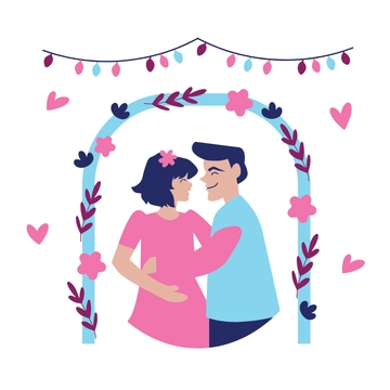 Free Wedding Event Clipart Template to Edit Online
