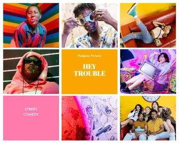 Free Film Mood Board Template to Edit Online