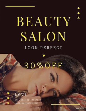 Beauty Salon Flyer Template