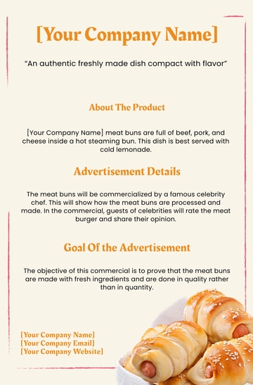 Free Advertising One Sheet Template to Edit Online