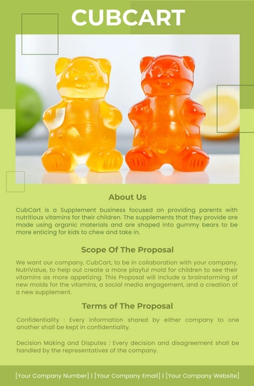 Free Modern Proposal One Sheet Template to Edit Online