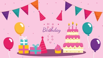 Free Decorative Happy Birthday Background Template to Edit Online Free Decorative Happy Birthday Background Template to Edit Online