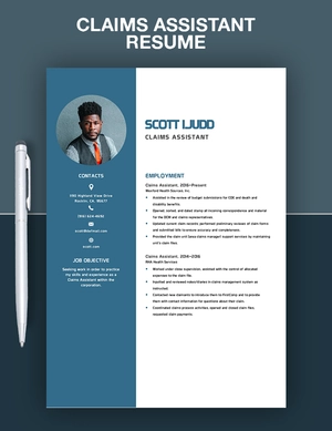 Claims Assistant Resume
