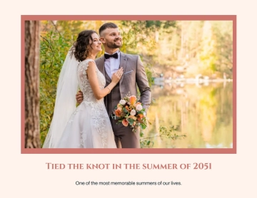 Free Wedding Scrapbook Template to Edit Online