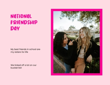 Free Modern School Project Scrapbook Template to Edit Online