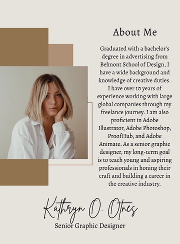 Free Creative Self Introduction Template to Edit Online