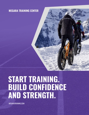 Free Sports Training Flyer Template to Edit Online