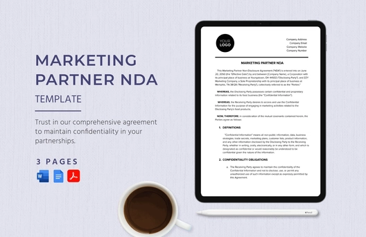 Marketing Partner NDA Template