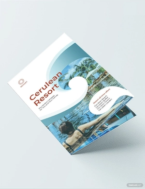 Resort Bi-Fold Brochure Template