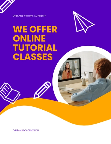 Free Online Tutoring Flyer Template to Edit Online