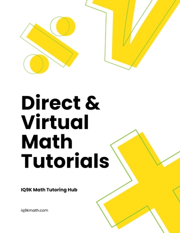 Free Math Tutoring Flyer Template to Edit Online