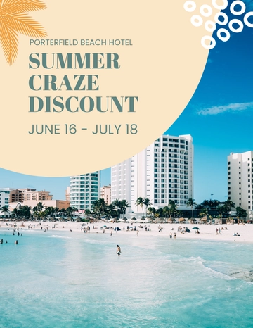 Free Summer Discount Flyer Template to Edit Online