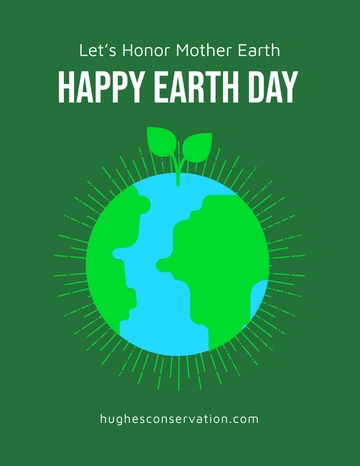Free Happy Earth Day Flyer Template to Edit Online
